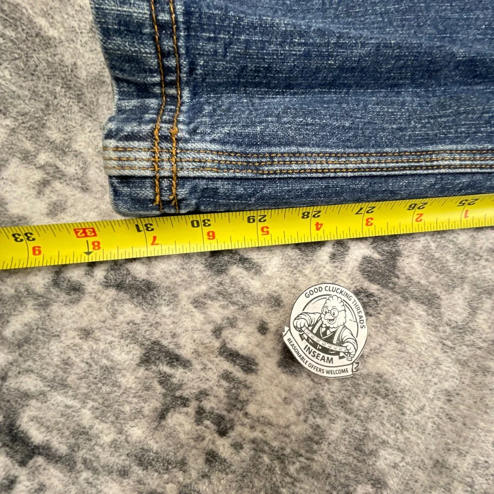 Duluth Trading Co Flex Ballroom Jeans Mens‎ 44x34 Blue Workcore Utility Pants